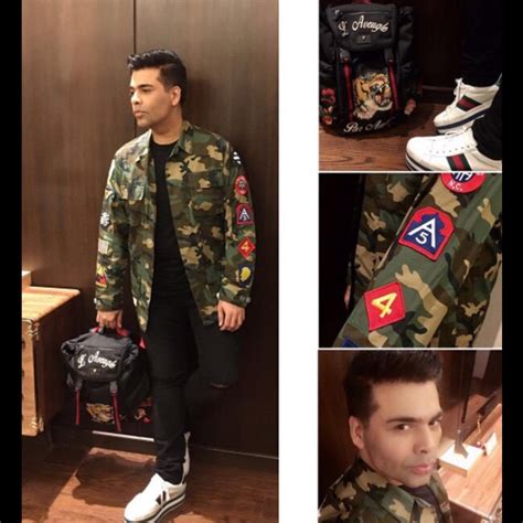 Karan Johar wearing Gucci shoes 